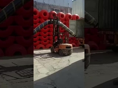 Fluidor de tubos de HDPE de cor laranja ou amarela com boa flexibilidade, resistência ao envelhecimento > 150N
